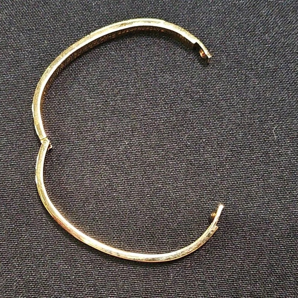 Aldo Cipullo Love Bracelet Gold Electrolated Open Bangle Bracelet Copyright 1970 - Picture 11 of 16